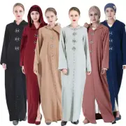 Kaftan Dubai Turkey Women Long Dress Hooded Muslim Caftan Abaya Moroccan Ramadan