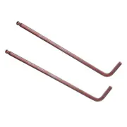 2pcs L-Handle Ball End Hex Key 5mm Metric L-Shape Wrench CR-V Hand Tools