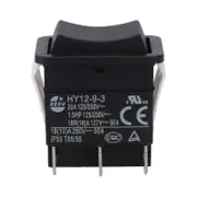 Hy12-9-3 Small Industrial On Off Safe Arc Single Pole Rocker Switch Push Button---Code18756