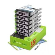 WORKDONE 6-Pack - 3.5" Hard Drive Caddy with 2.5" HDD Adapter - Compatible fo...