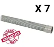 7x 1m Pool Hoses MX6, MX8 , T3, T5 ZODIAC / BARRACUDA POOL CLEANER GREY GENUINE
