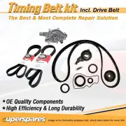 Timing Belt Kit & Gates Belt for Toyota Spacia SR40 2.0 3SFE 98-02 With A/C 163T