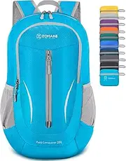ZOMAKE Ultra Lightweight Packable Backpack 25L, Foldable Hiking Backpacks Water Resistant Small Folding Daypack for Travel