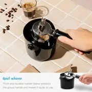 Oblique Black Coffee Knock Box Grounds Box Knock Bin For Coffee Shops Bars AOS