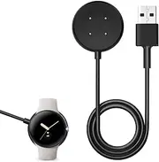 T Tersely Watch Charger Cable for Google Pixel Watch 3/2(45mm/41mm), 1M USB Magnetic Smartwatch Replacement Charging Cord for Fitbit Ace LTE/ Versa4/3/2/1, Black