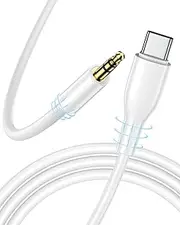 iPhone 16 Aux to USB C Cord, USB Type C to 3.5mm Audio Aux Jack Cable for iPhone 16Pro Max 16 15 Pro 15 Plus, Type C to Aux Cable for Car Stereo/Headphone for Samsung Galaxy S24 S23, Pixel 9 Pro 8 7a