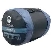 Domex Sleeping Bag Bushmate Standard -5c Synthetic Fill Left Hand Zip Steel Blue