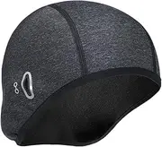 [VALICLUD] Thermal Skull Beanie Cycling Hat Under Helmet Windproof Cap Ski Snowboard Warm Grey