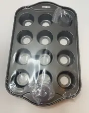 Mini Muffin/Cupcake/Cheesecake Pan 12 Cavity with Removable Bottom