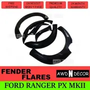 Smooth Black Jungle Fender Flares for Ranger PX2 (2015-2018) - 3M Tape Install