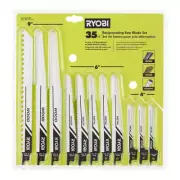 RYOBI 35-Piece Multi-Purpose Reciprocating Saw Blade Set