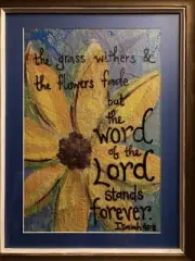 Sunflower -Isaiah 40:8