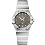 Omega Constellation Co-Axial Chronometer 27MM 123.15.27.20.56.001 woman