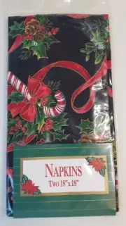 Town & Country Linen Corp Cloth Napkins Two 18" x 18" Four Packages
