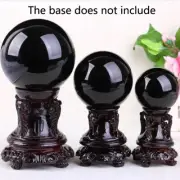 Obsidian Collectibles Home Decor Quartz Crystal Stone Sphere Ball 4-10cm Black
