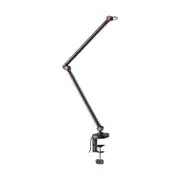 Brateck MDS16-1L MABT- Armoured Microphone RGB Lighting Slim Microphone Boom Arm Black