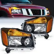 Nilight Headlight Assembly for 2004-2015 Titan 2004-2007 Armada 2004 Pathfinder