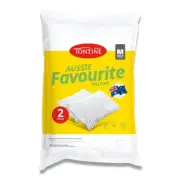 2pc Tontine Aussie Favourite Pillow 46x72cm Home Bedding Medium Profile