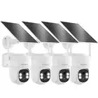 Solar Security Cameras Wireless Outdoor 4 Pack 3MP Security Cameras Wireless ...