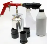 6pc Air Sandblaster Kit Grit Shot Sand Blaster Rust Paint Remover Removal Tool