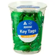 Kevron ID5 Key Tags Green 50 Pack