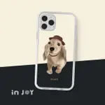 INJOY MALL IPHONE 6 PLUS 奶油臘腸犬 透明耐衝擊防摔 手機殼