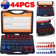 44PCS Nut and Bolt Inch and Metric Thread Checker Screw Thread Identifier Gauge