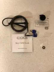 Codi Cable Key Cable Lock-with 2 keys NEW