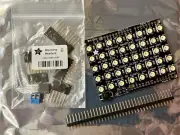 Adafruit NeoPixels RGBW SK6812 LED 5x8 Arduino Shield Matrix, 40 LEDs, ~4500K