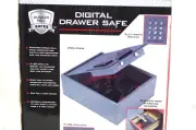 BUNKER HILL 14x12x5 ELECTRONIC KEYPAD DIGITAL DRAWER SAFE w/KEYS GUN DOCUMENTS
