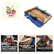 Crosscut Station - For Miter Saw Results - Variable Circular Saw Guide - Port...