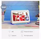 New Photoshare My Luma 7” White Lightning WiFi Smart Picture Frame FML07WL