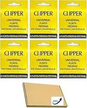 54 x Clippers Universal Lighter Flints (6 Pack of 9 Flints)