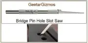 Bridge PIN HOLE SLOT SAW for Acoustic Guitar Luthier Tool Hobby Craft