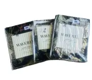 Three WAVERLY Williamsburg Fairfield Valance Garden Magnolia Palmer Stripe Blk