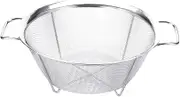 20cm Stainless Steel Fine Mesh Strainer Bowl Drainer Vegetable Sieve Colander