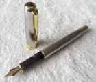 Excellent Gray Star Parker Sonnet Series Fine (F) Nib Fountain Pens No Box