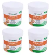 400PK Dog Puppy Pet Eye Cleaning Round Pads Wipes Tear Stain Remover