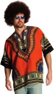 Rubie's Costume Heroes and Hombres Men's Hippie Shirt and Wig