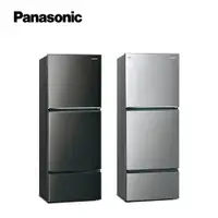 在飛比找樂天市場購物網優惠-【Panasonic】無邊框鋼板系列496L三門電冰箱(NR