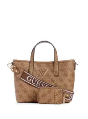 GUESS Women's Beige Latona Mini Tote Bag