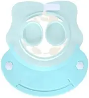 Baby Shower Cap for Kids Bath,1Pc Adjustable Toddler Shower Cap Multi-Purpose Bathing Cap,Baby Shower Cap Protect Baby Eyes Ears,Kids Hair Washing Shield Hat, Silicone Kids Bath Cap Visor Hat,Blue