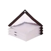 Clear Heavy Duty Tarp Clear Plastic Tarps with Grommets