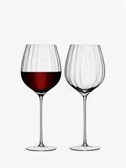 [LSA International] Aurelia Red Wine Glass 660ml Clear Optic Set of Two