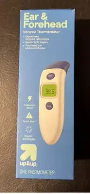 Up & Up Ear & Forehead Infared Thermometer -infared Technology Bramd New