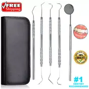 Dental Tooth Cleaning Kit Dentist Scraper Pick Calculus Plaque Tarter Remover