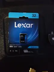 LEXAR 32GB SDHC Memory Card Blue Series UHS-I U1 Class 10 SD Card 32 GB