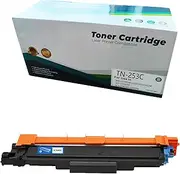 JOJOBE TN-253C Compatible Toner Cartridge with Brother MFC-L3770CDW L3750CDW L3745CDW DCP-L3510CDW HL-L3270CDW L3230CDW , 1300 Pages per Cartridge Cyan