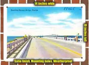 Metal Sign - Florida Postcard - Sunshine Skyway Bridge, Florida 4