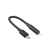 Alogic ELP8P35A-BK Elements Pro 6cm Lightning to 3.5 Audio Adapter Converter - Black